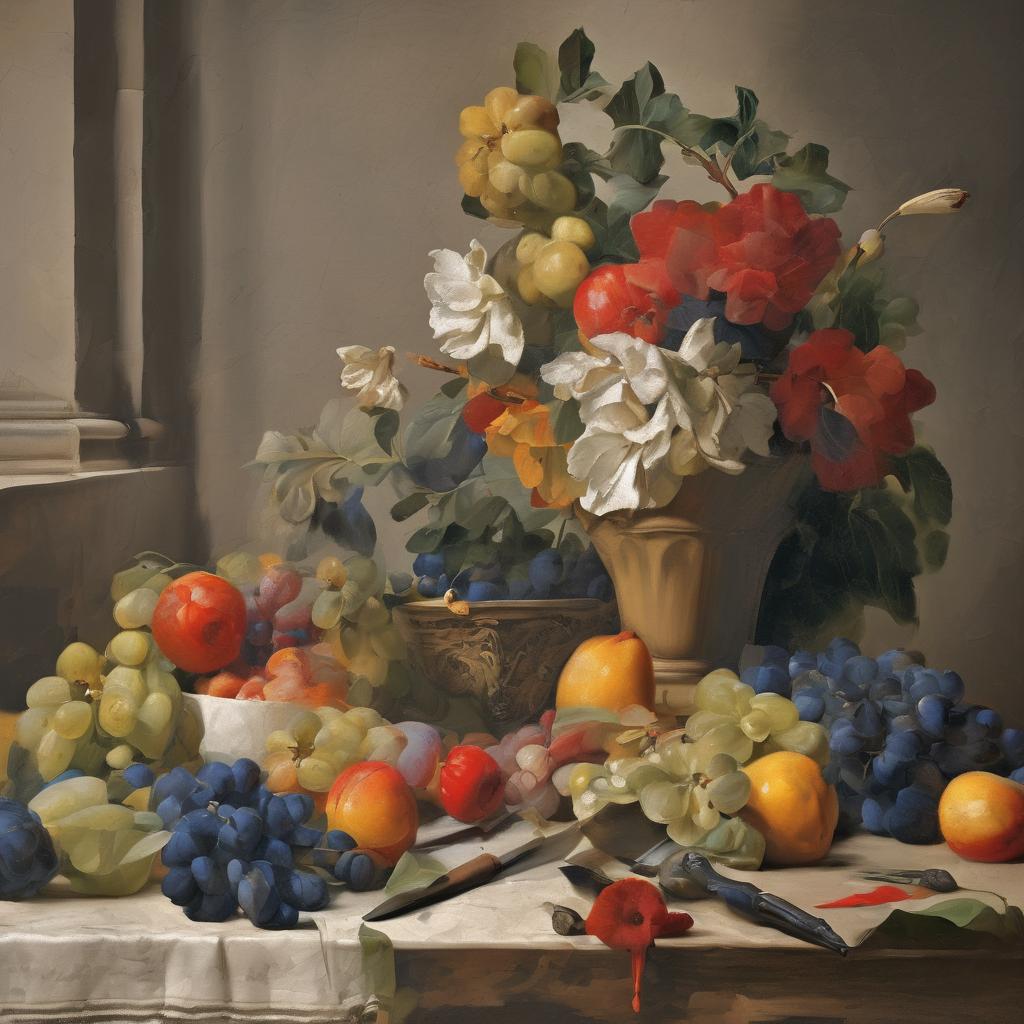 Η Τεχνική και ο Στυλ του Giuseppe Chiari στα Έργα του